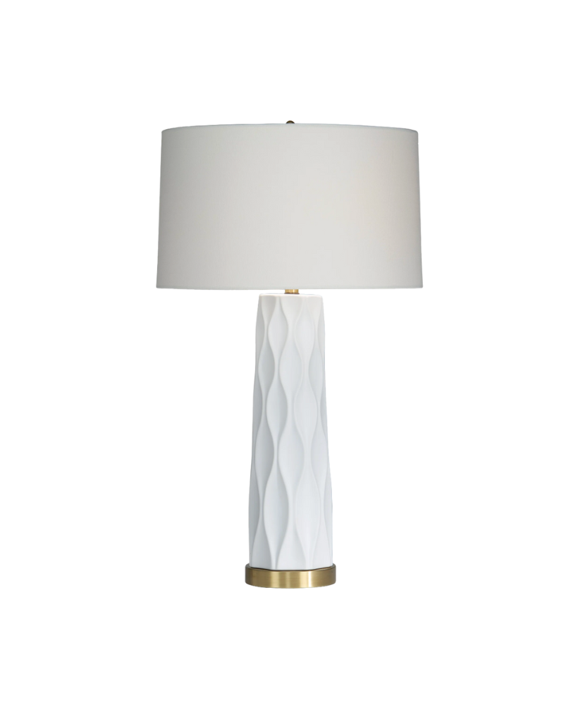 Dartmoor Porcelain Table Lamp - White