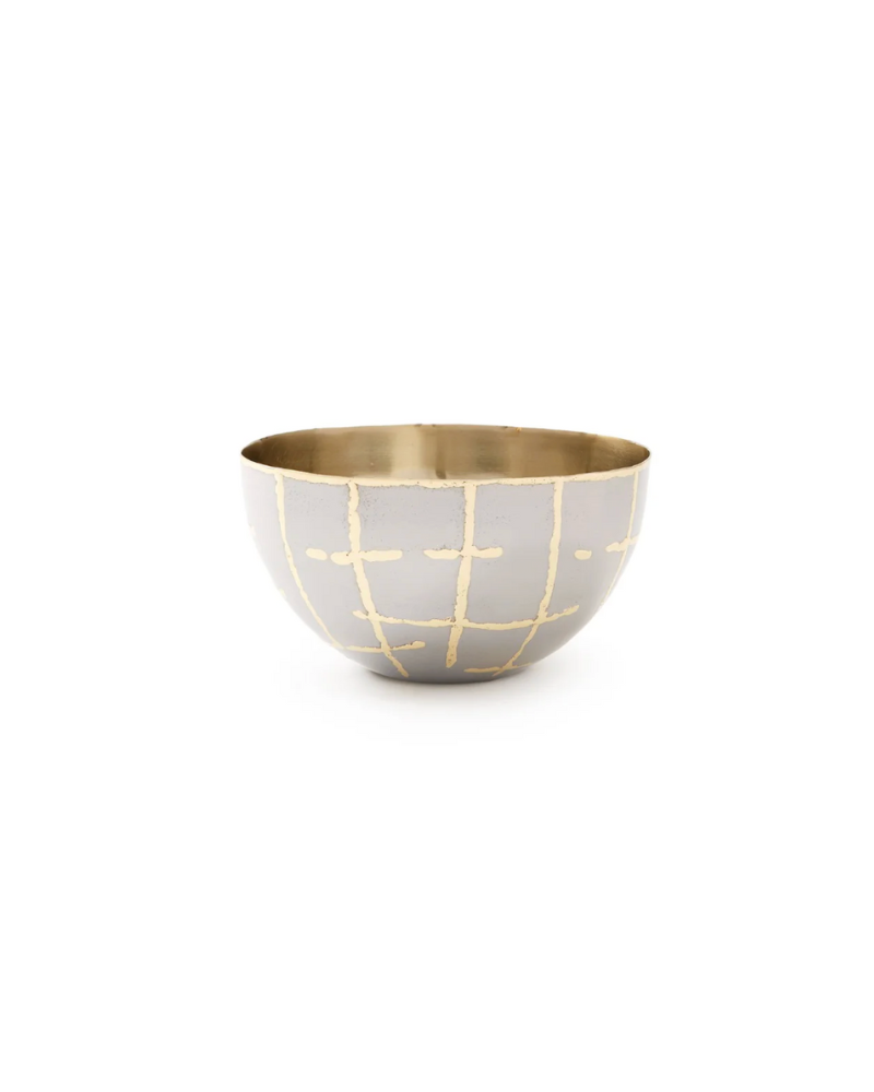 Loom Small Bowl - Silver/Gold