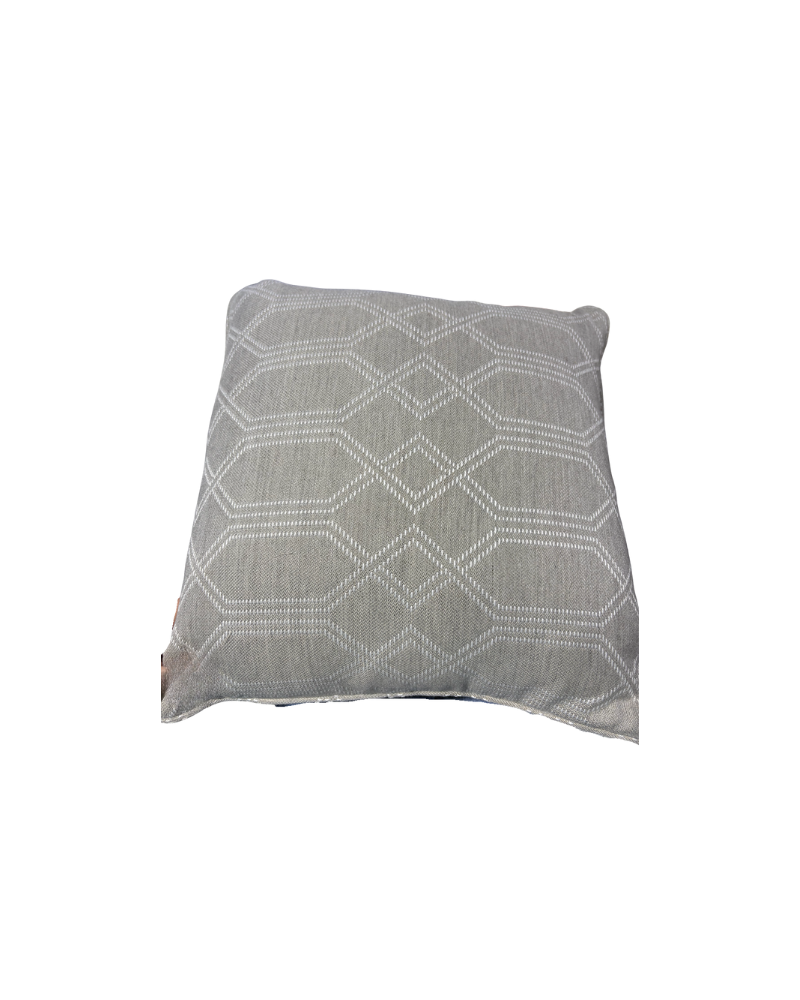 Grey Diamond Pattern Pillow