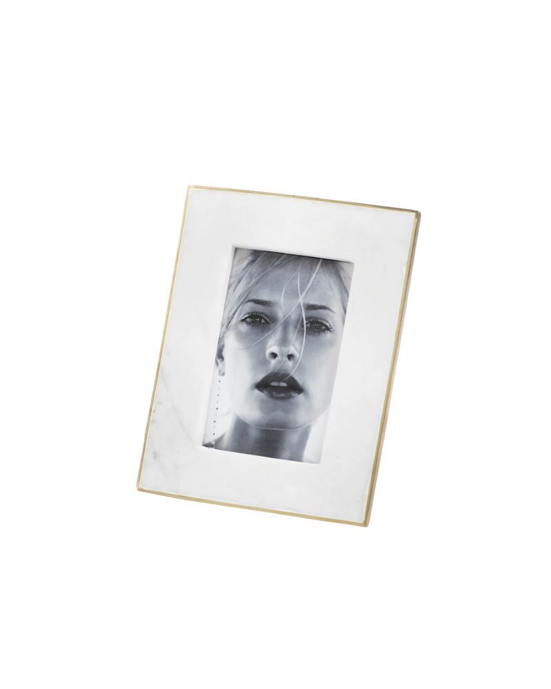 Mannara Marble Photo Frame 5X7 - White