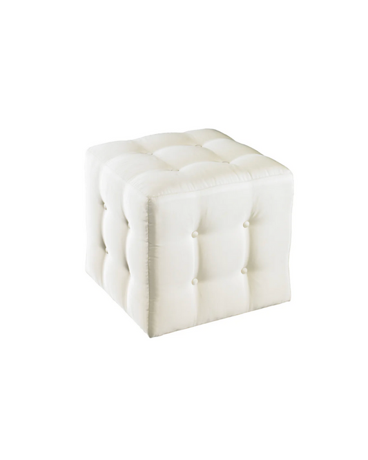 Kelton Cube Upholstered Ottoman - Black