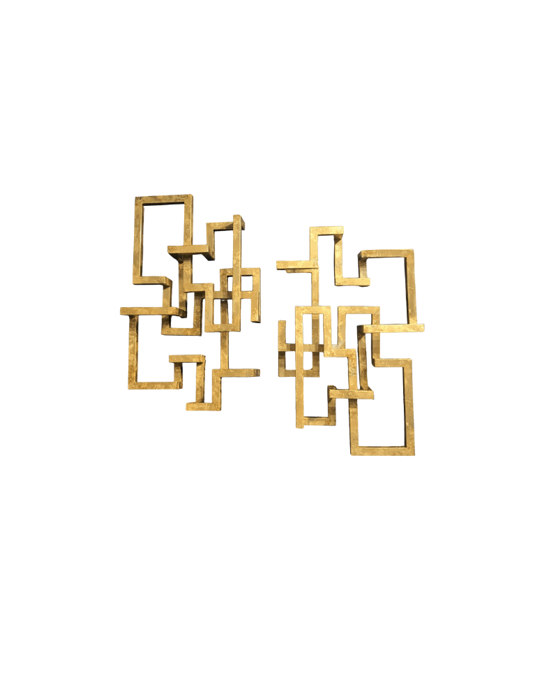 Wall Art - Set of 2- Gold