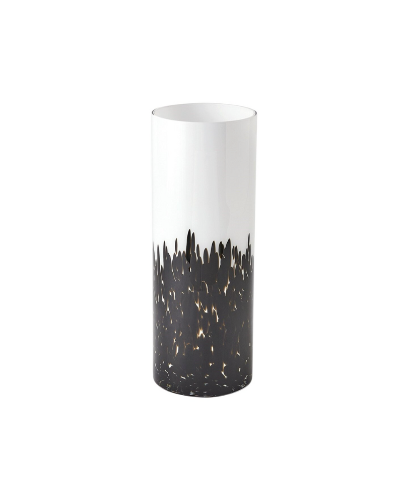 Confetti Vase Small - Black and White