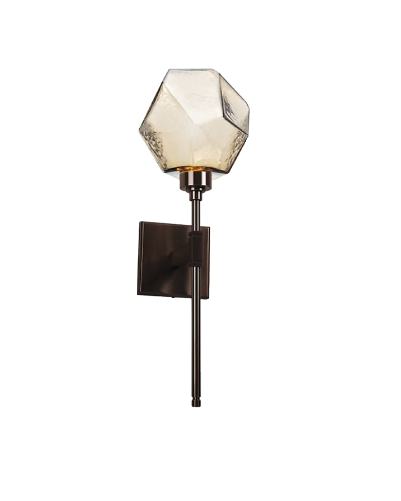 Gem Indoor Belvedere Wall Sconce - Black