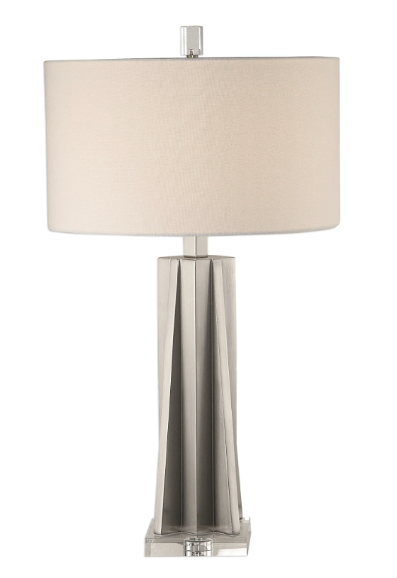 Silver Cutout Lamp