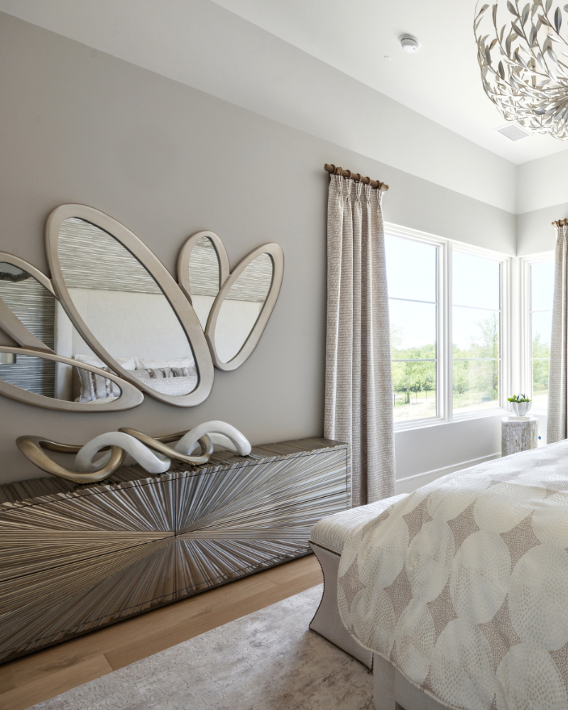 Decorative Mirror - Warm Silverleaf Finish