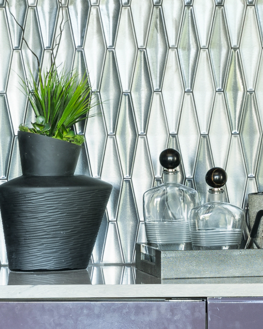 Eaves Decanters - Gray, Set of 2