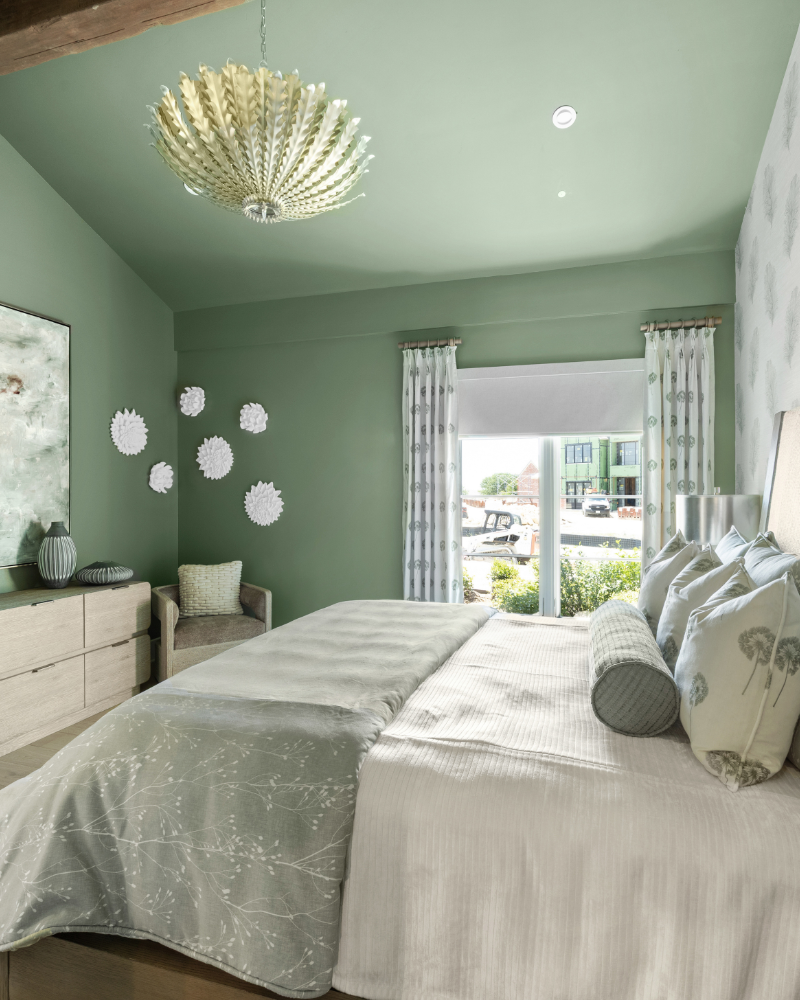 Dahlia Flower Wall Flower Art - White Stone