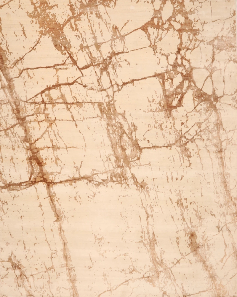 Wool Area Rug - Abstract Taupe