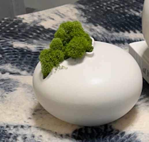 Small Cream Bowl Floral