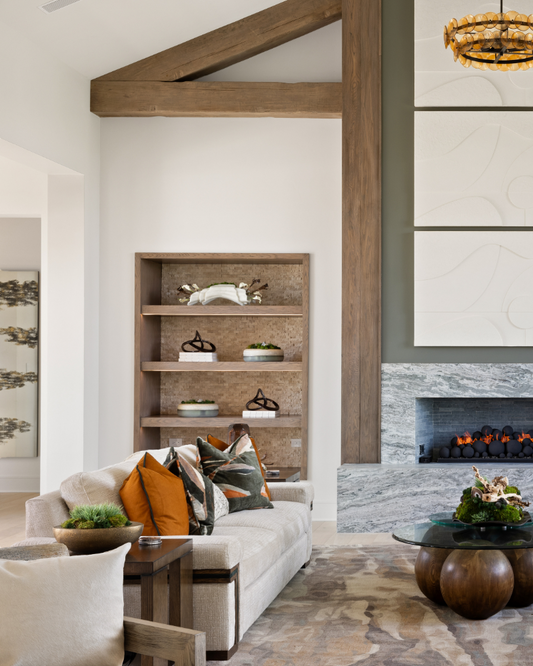 Custom Floral - Arches, White