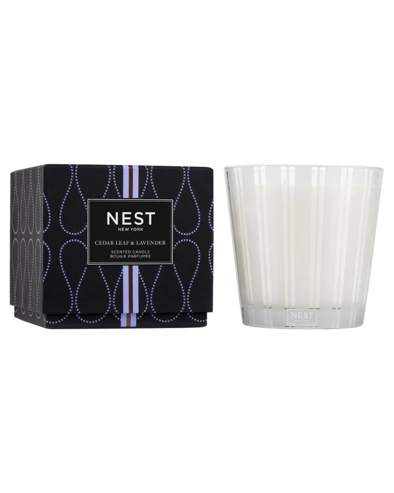 Nest - New York 3-Wick Candle, Cedar Leaf & Lavender