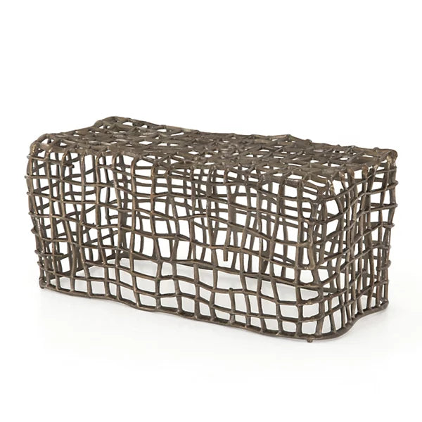 Wired Bench - Aged Bronze