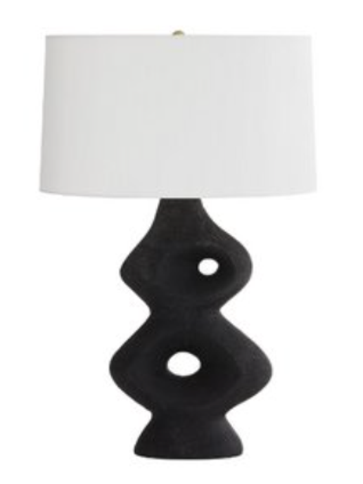 Black Stone Lamp