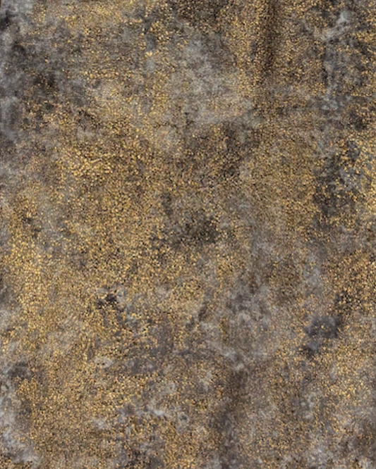 SSI Custom Drapery Panel - Brown with Gold Metallic