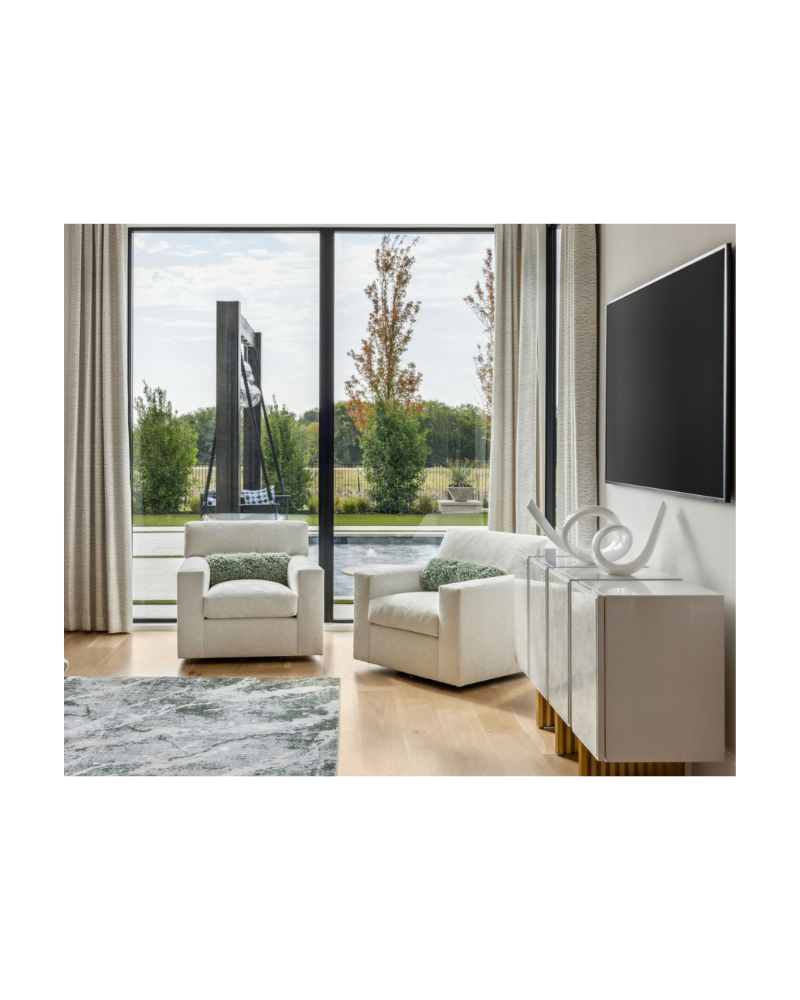 Swivel Chair - White