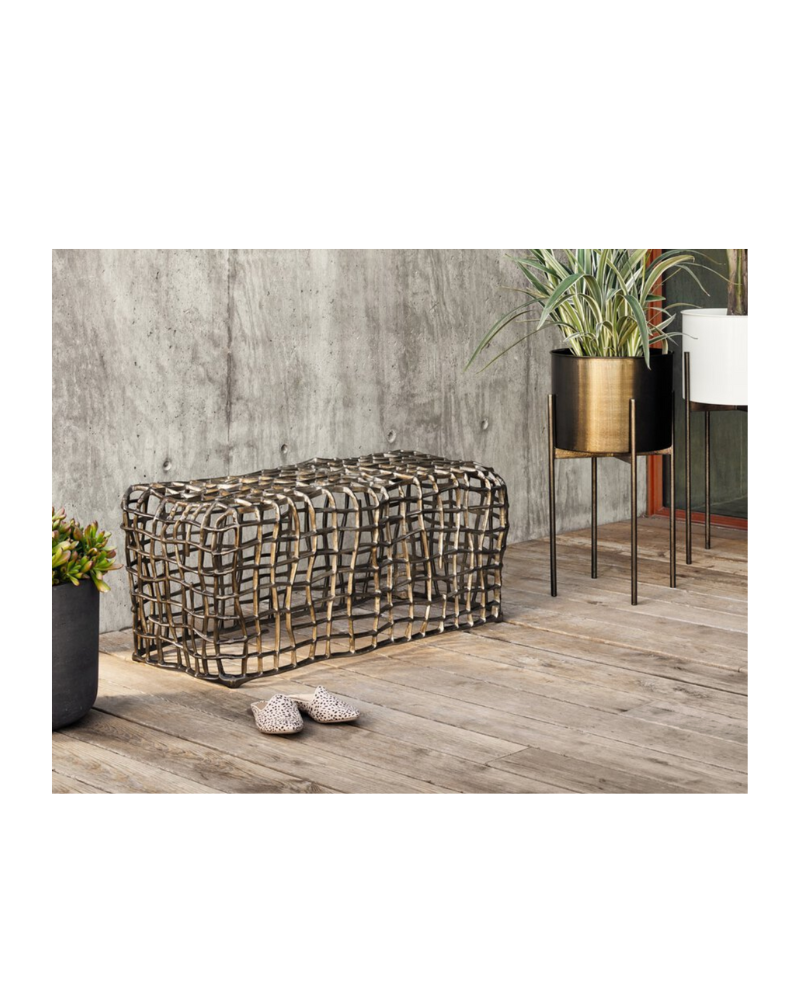 Zander Outdoor Bench - Bronze