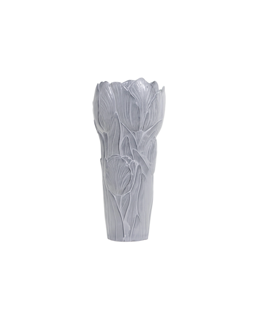 Lismore Tall Vase - Gray