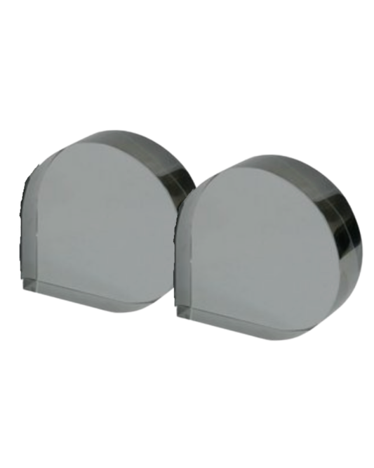 Contemporary Bookends - Smoke