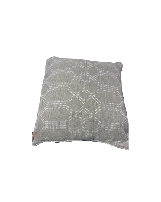 Grey Diamond Pattern Pillow