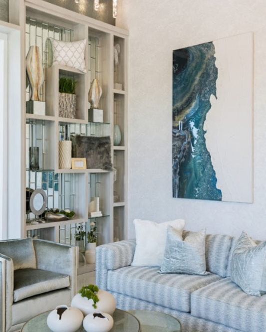 My Blue Supreme IV Art - Blue