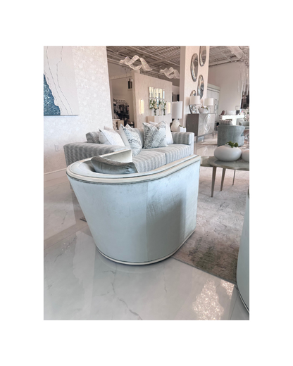 Brett Upholstered Swivel Chair - Sage