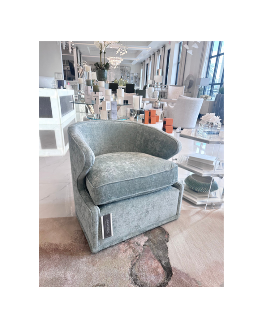 Smith Swivel Chair Seafoam - Green