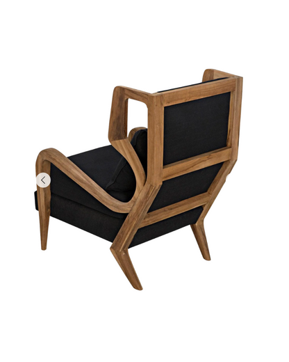 Teak Carol Chair - Black