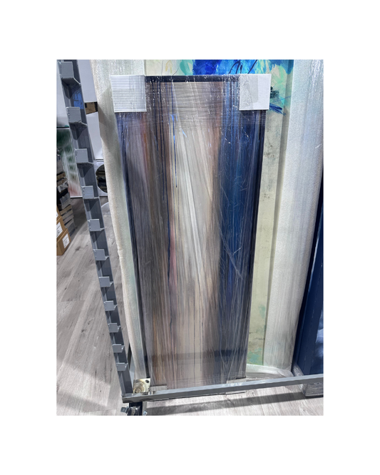 TRAILING BEHIND II Wall Art - Blue