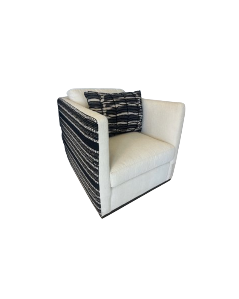 Adelle Swivel Chair - White