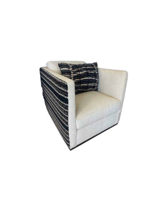 Adelle Swivel Chair - White