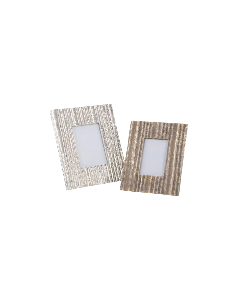 Organic Striations Picture Frames - Gold