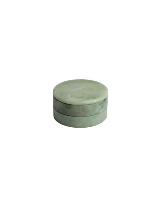 Alabaster Jewelry Box - Green