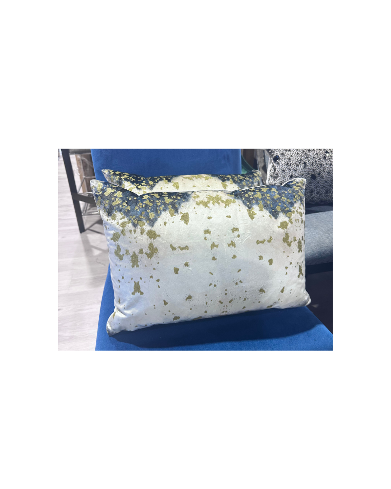 Sparkle Pillows - Blue and Gold