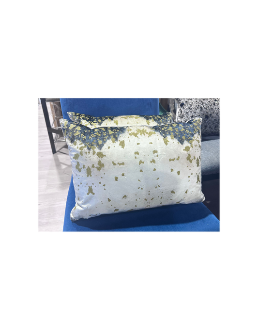 Sparkle Pillows - Blue and Gold