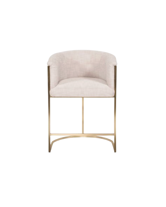 Counter Stool - Beige Leather