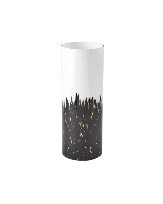 Confetti Vase Small  - Black and White