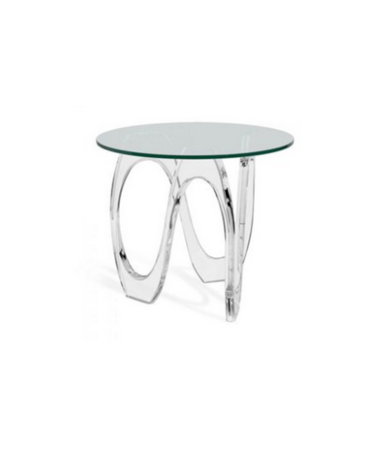 Westin Wave Side Table - Clear