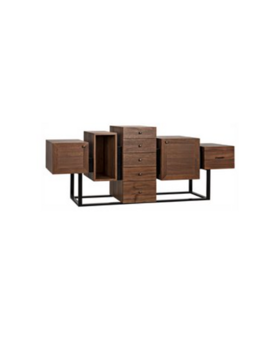 Wood Console - Brown