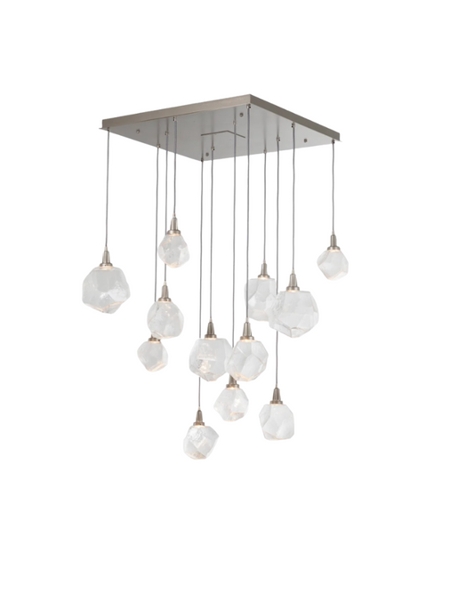 Hand Blown Glass Pendant - Black