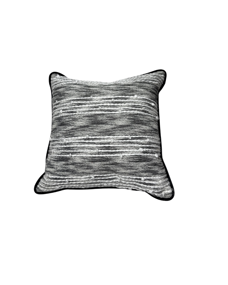 20x20 Custom Black and White texture pillows