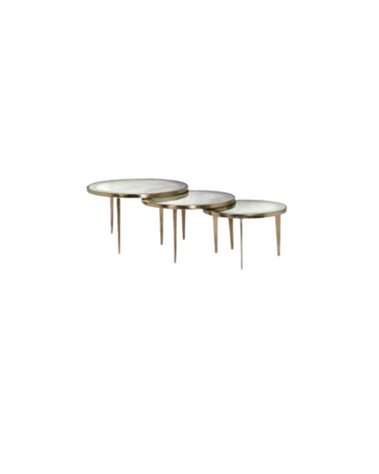 Interlude Nesting Tables - Gold