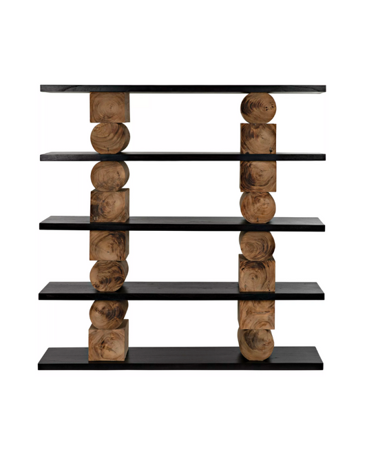 Mahogany Bookcase - Black