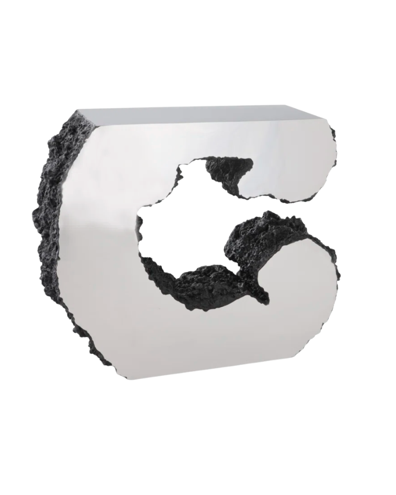 Lava Console Table - Silver