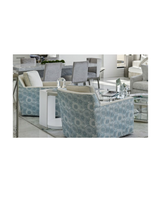 Monahan Swivel Chair - White