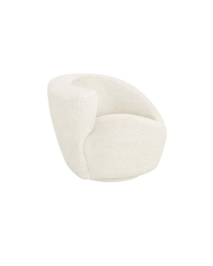 Carlisle Swivel Chair - Ivory