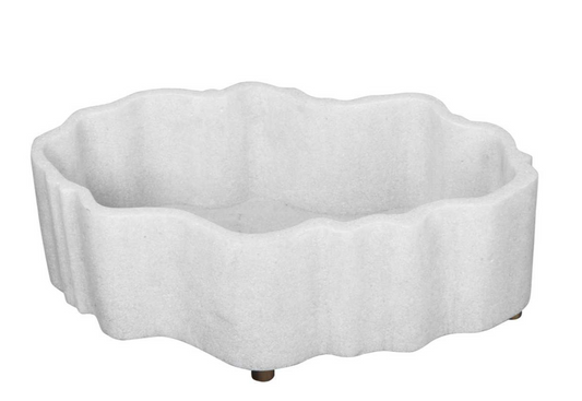 Large Oval Alabaster Bowl