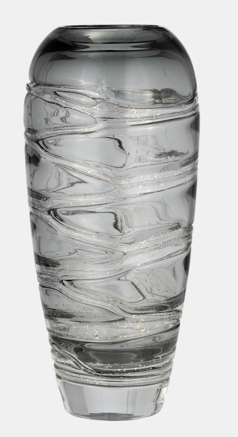 Gray Swirl Vase