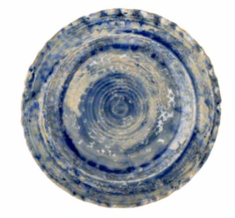 Reactive blue Decorative Platter