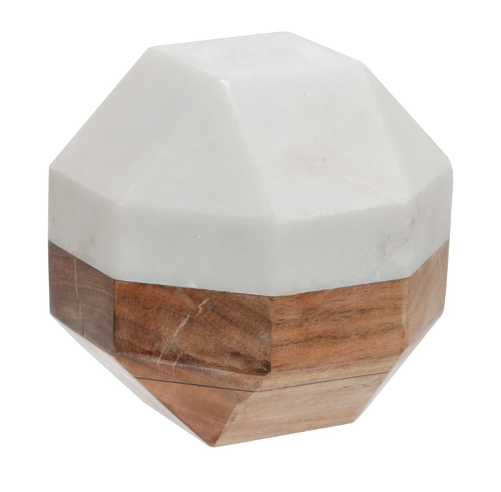 Wood and Marble Octagon